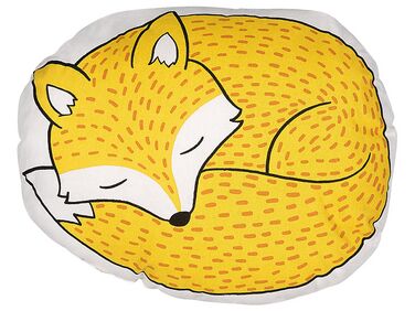 Coussin DHANBAD Coton 50 x 40 cm Jaune Renard