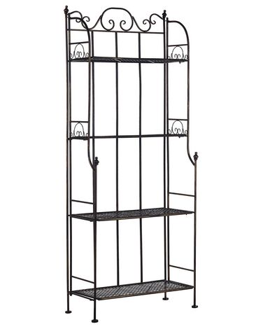 Meuble de rangement ISERNIA Métal 155 cm 61 cm Noir