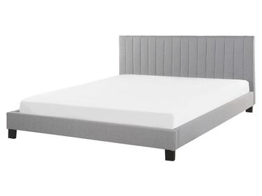 Bed Fabric POITIERS 160 x 200 cm (EU King Size) Light Grey