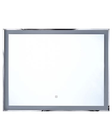 LED badkamerspiegel ARGENS 90 cm 70 cm Zilver