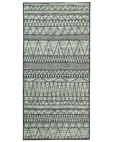 Rug KEBAN Black 80 x 150 cm