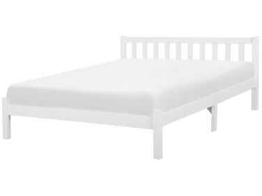Bed Dennenhout FLORAC 180 x 200 cm Wit