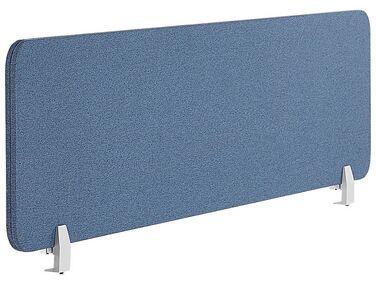 Bureauscheidingswand WALLY 130 x 40 cm Blauw