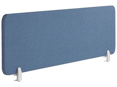 Bureauscheidingswand WALLY 160 x 40 cm Blauw