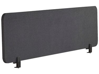 Bureauscheidingswand WALLY 160 x 40 cm Donkergrijs