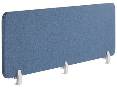 Bureauscheidingswand WALLY 180 x 40 cm Blauw