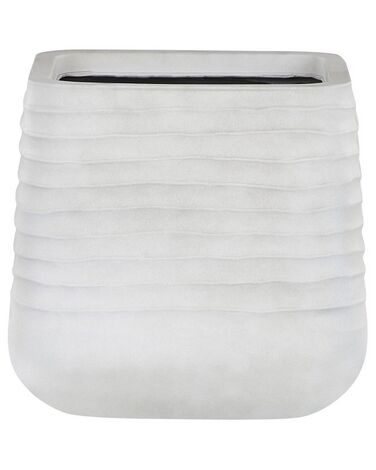Cache-pot PARIKIA 38 cm Blanc cassé