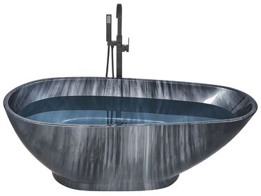 Freestanding Bathtub RIOJA 1700 x 800 mm Black Marble
