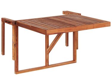 Balkontafel UDINE 70 cm 69 cm Acaciahout Bruin