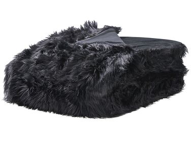 Couvre-lits DELICE 200 x 220 cm Noir