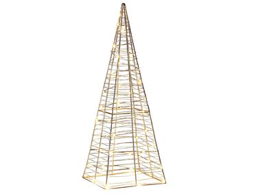 Décoration extérieure LED PUKSALA Arbre de Noël 60 cm Argenté