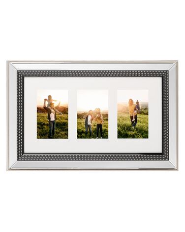 Cadre pour 3 photos DALABA Argenté