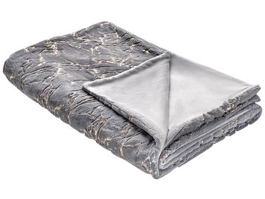 Blanket GODAVARI 150 x 200 cm Grey