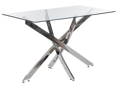 Eettafel MARAMO Zilver 120 cm 70 cm Veiligheidsglas