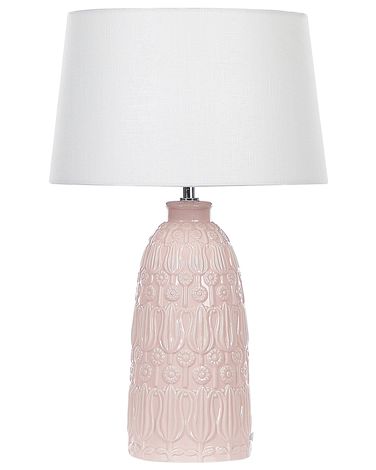Table Lamp ZARIMA Ceramic Pink