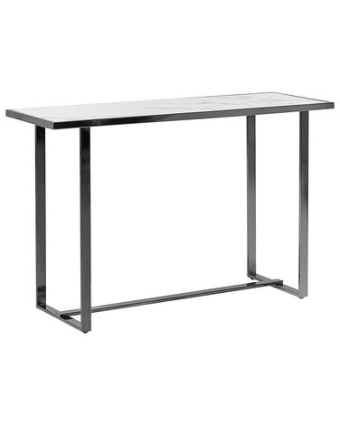 Sidetable PLANO Veiligheidsglas Wit marmer