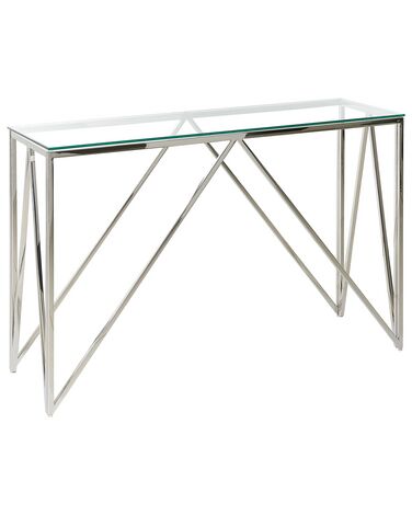Sidetable WESO Veiligheidsglas Zilver
