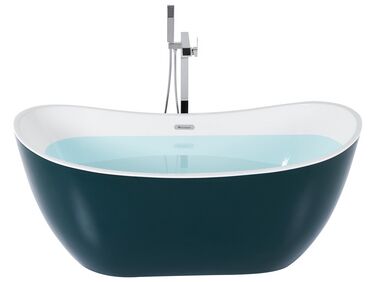 Baignoire îlot ANTIGUA 170 x 77 cm Bleu paon