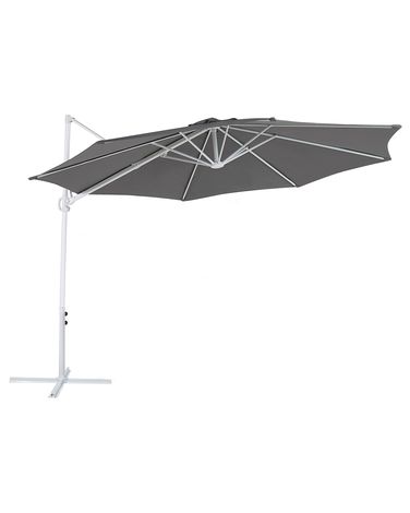 Cantilever Parasol 295 cm SAVONA II Dark Grey