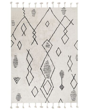 Rug KEBIR Off-White 160 x 230 cm Cotton