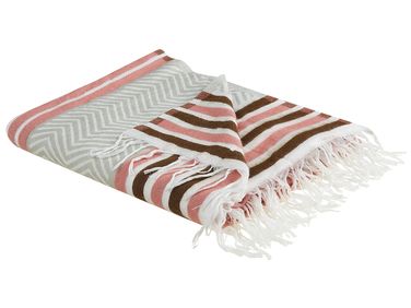 Plaid MAGAR Stof 130 x 170 cm Beige