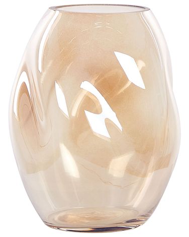 Bloemenvaas GERAKINI Glas 20 cm Oranje