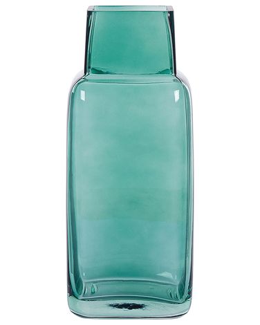 Bloemenvaas MERBAKA Glas 26 cm Smaragdgroen