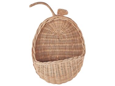 Décoration murale Pomme MAKONDE Rotin 40 cm Naturel