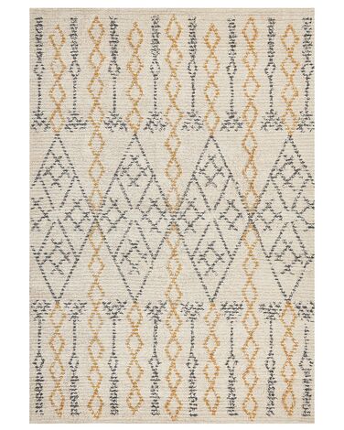Rug KADAPA Beige 160 x 230 cm Cotton