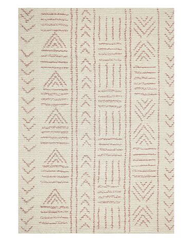Rug EDIRNE Beige 140 x 200 cm Cotton