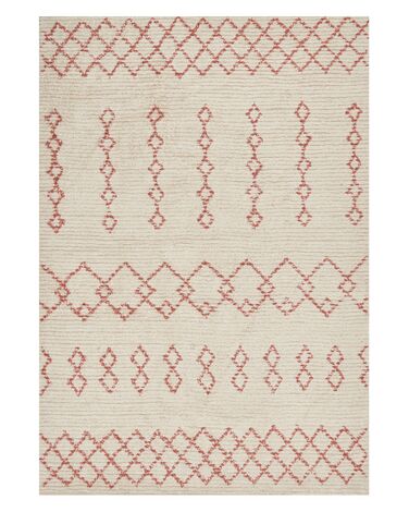Rug BUXAR Beige 140 x 200 cm Cotton