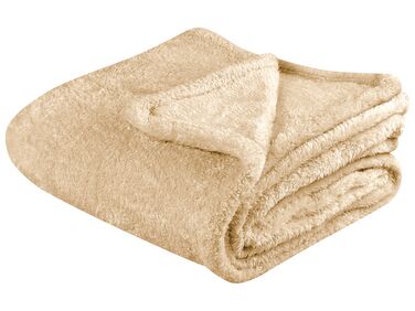 Blanket NAMDU 125 x 150 cm Sand Beige