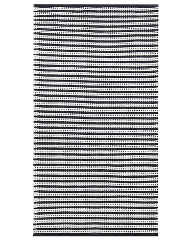 Rug SOFULU Navy Blue 80 x 150 cm Cotton