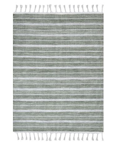 Rug BADEMLI Dark Green 140 x 200 cm