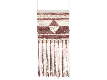 Suspension murale en tissu SAIF Laine 90 cm Rouge