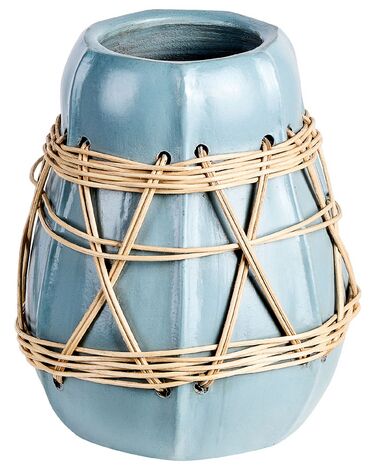 Decoratieve vaas KAMERING Keramiek 27 cm Blauw