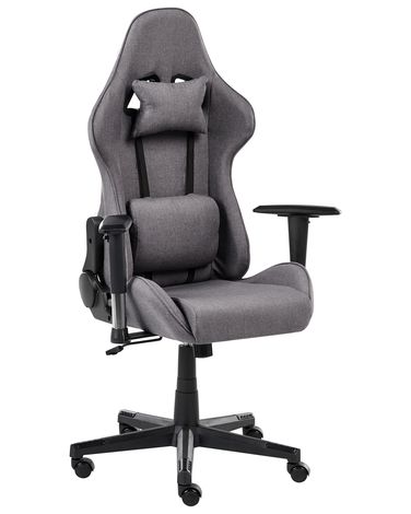 Siège de gaming WARRIOR Gris foncé