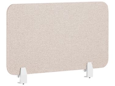 Desk Screen WALLY 72 x 40 cm Beige