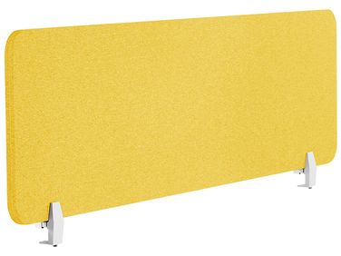 Bureauscheidingswand WALLY 160 x 40 cm Geel