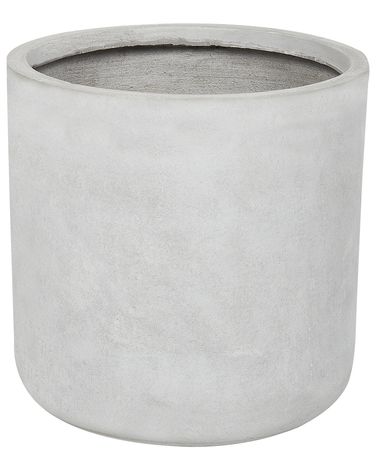 Bloempot MESSENE 34 cm Lichtgrijs