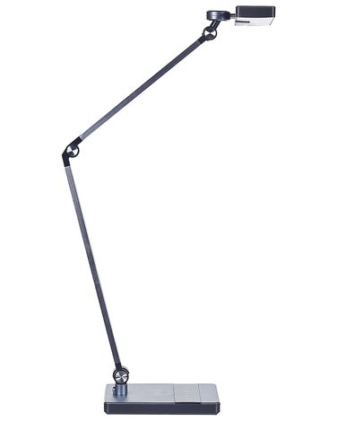 LED bureaulamp LACERTA met draadloze oplader Metaal Zwart