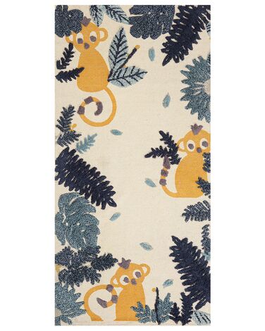 Kids Rug NAIBOS Multicolour 80 x 150 cm Cotton