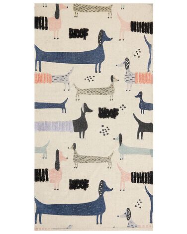 Kids Rug TEMIAJ Multicolour 80 x 150 cm Cotton