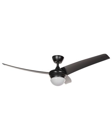 Ceiling Fan with Light JIBOA with Remote Black