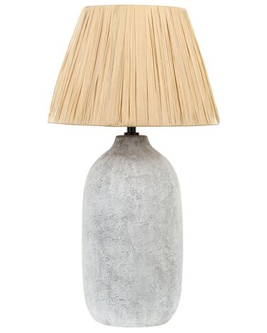 Table Lamp MATILDE Ceramic Grey