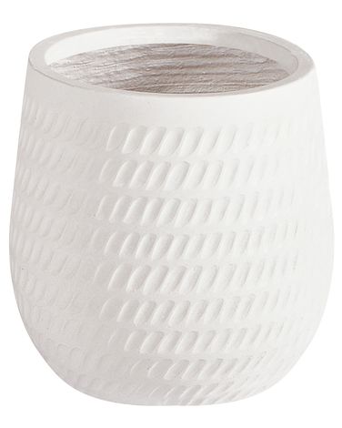 Cache-pot LIVADIA 19 cm Blanc cassé