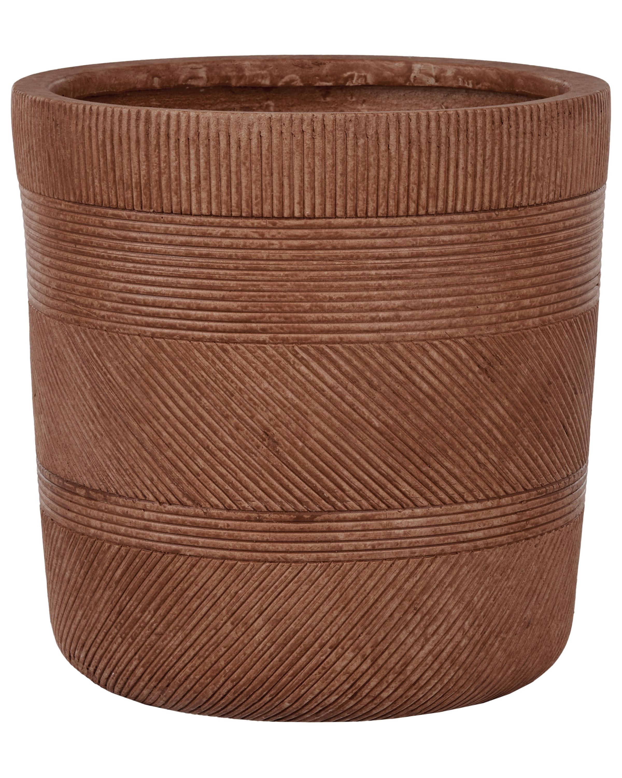Bloempot VOULA 36 cm Goudbruin