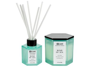 Bougie parfumée avec diffuseur CLASSY TINT Cire de soja Notes de fraîcheur