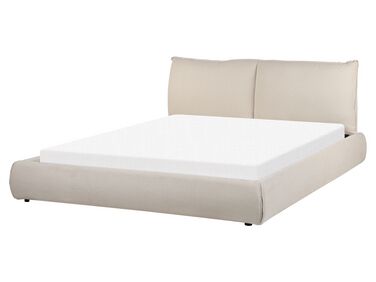 Bed Stof VINAY 160 x 200 cm Beige