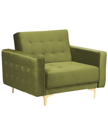 Fauteuil ABERDEEN Velours Vert